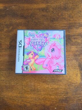 My Little Pony Pinkie Pie's Party Nintendo DS CASE & MANUAL ONLY No Game 2008